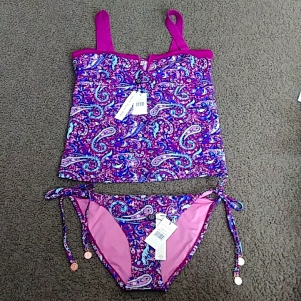 Nanette Lepore Tankini and bikini bottom set